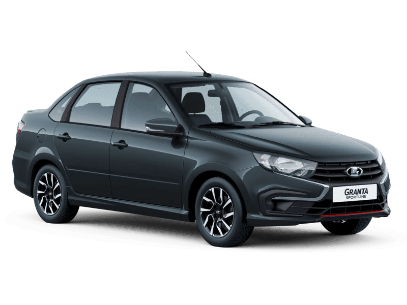Купить Lada Granta Sportline в Саратове - СЕРЕБРИСТО-ТЕМНО-СЕРЫЙ "БОРНЕО" (633) - МЕТАЛЛИК