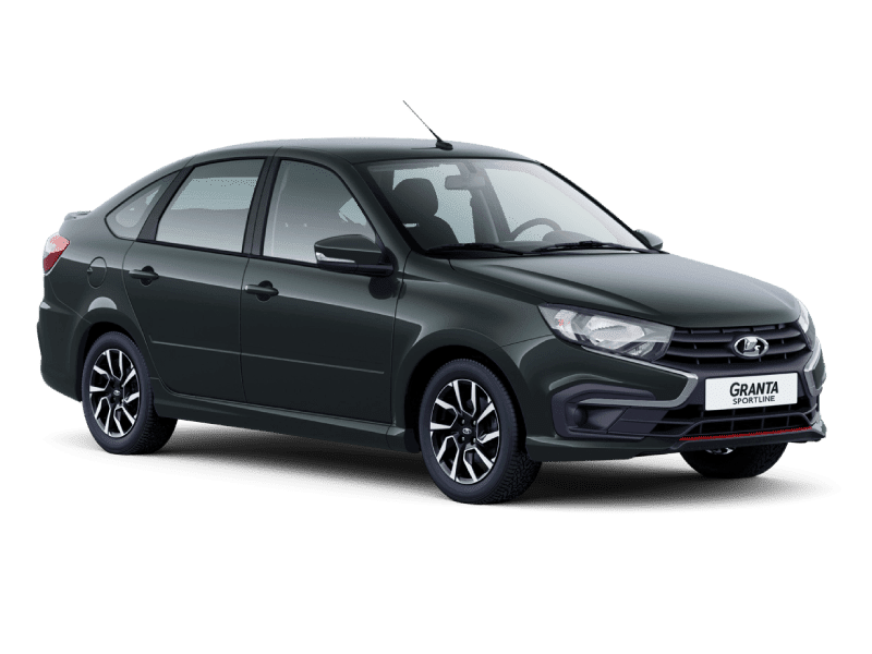 Купить Lada Granta Sportline Лифтбек в Саратове - СЕРЕБРИСТО-ТЕМНО-СЕРЫЙ "БОРНЕО" (633) - МЕТАЛЛИК
