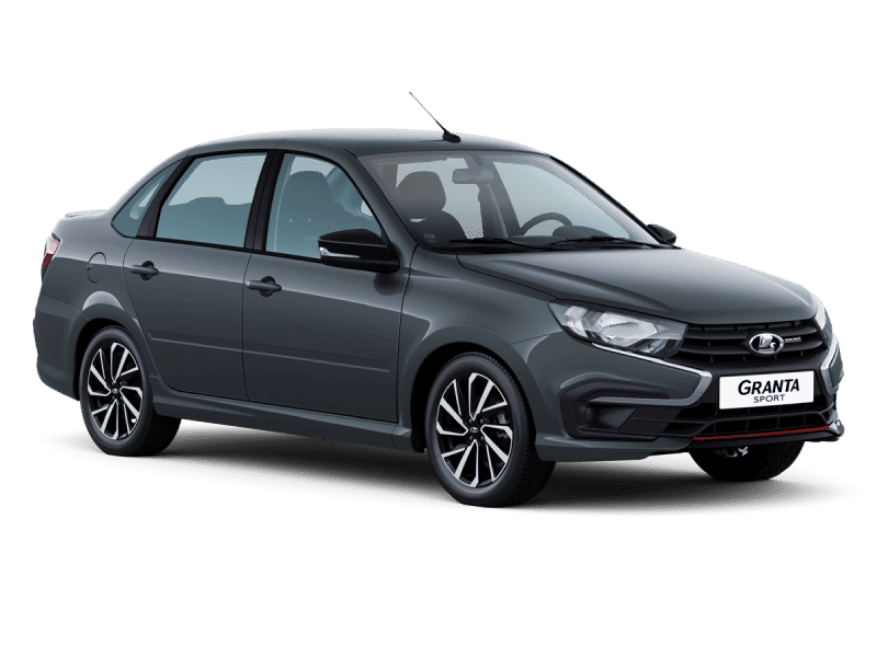 Купить Lada Granta Sport Седан в Саратове - СЕРЕБРИСТО-ТЕМНО-СЕРЫЙ "БОРНЕО" (633) - МЕТАЛЛИК